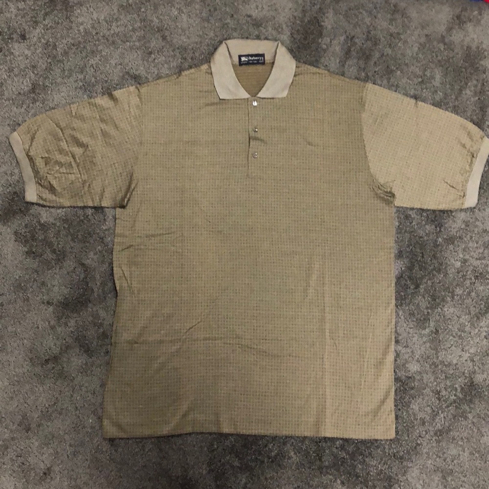 Men’s Vintage Burberrys cotton polo shirt